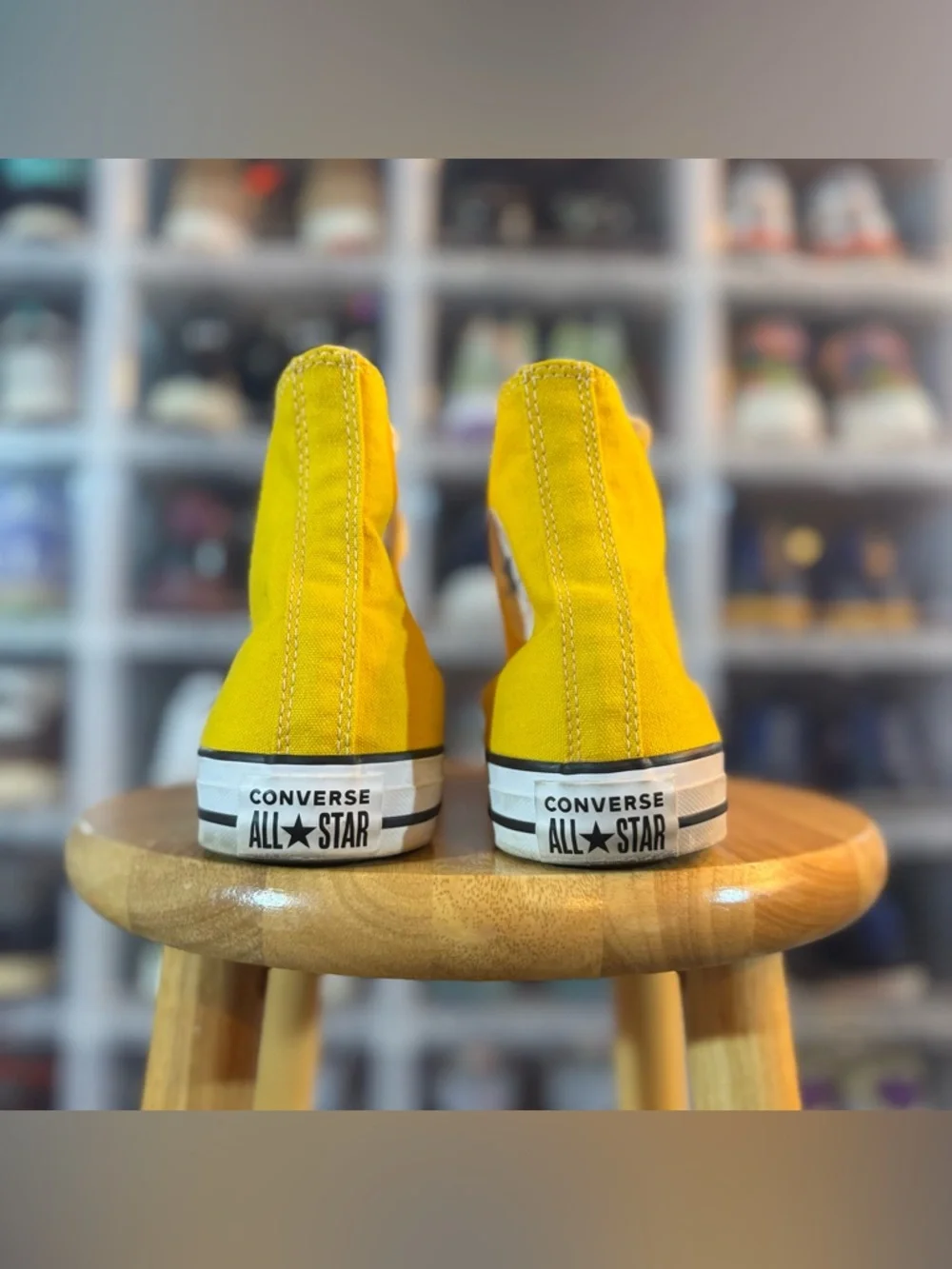 Converse Classic Yellow High Tops - Picture 2 of 5